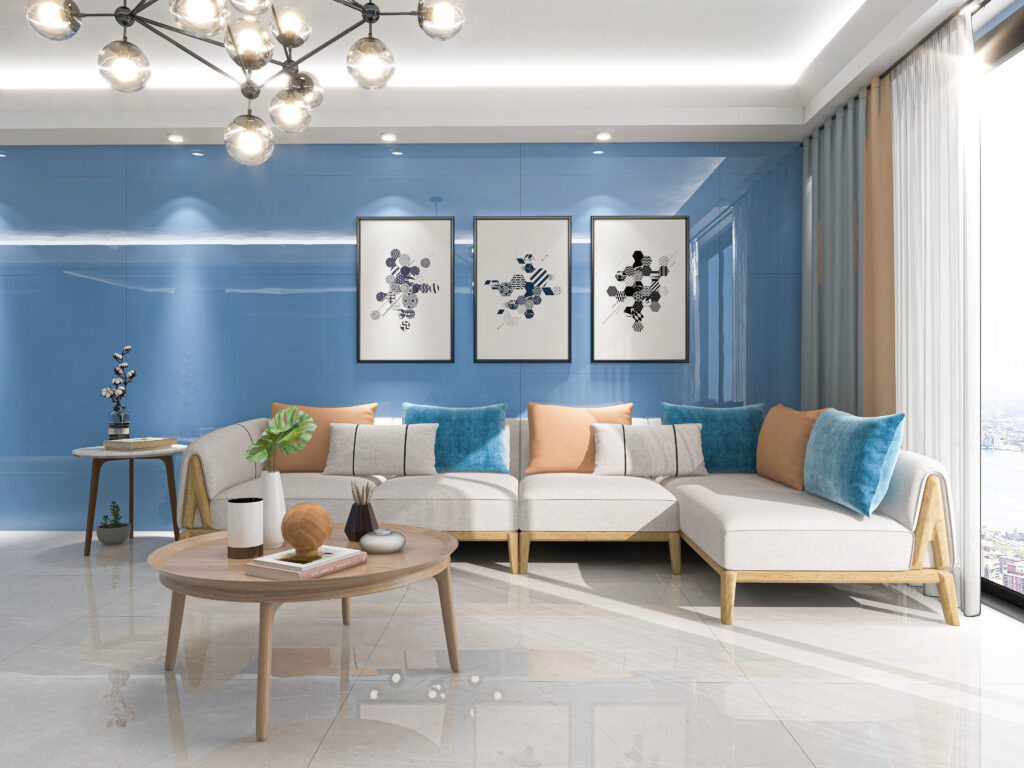 Thiết kế nội thất nhà đẹp với tông màu xanh cực ấn tượng | CÔNG TY CP XÂY  DỰNG XCONS SÀI GÒN